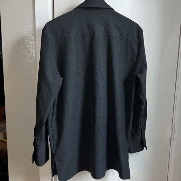 ZARA Charcoal Grey Overshirt With Pockets-S - Picture 6 of 10
